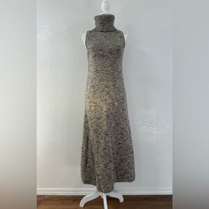 ZARA Elegant Tan Knit Dress size S